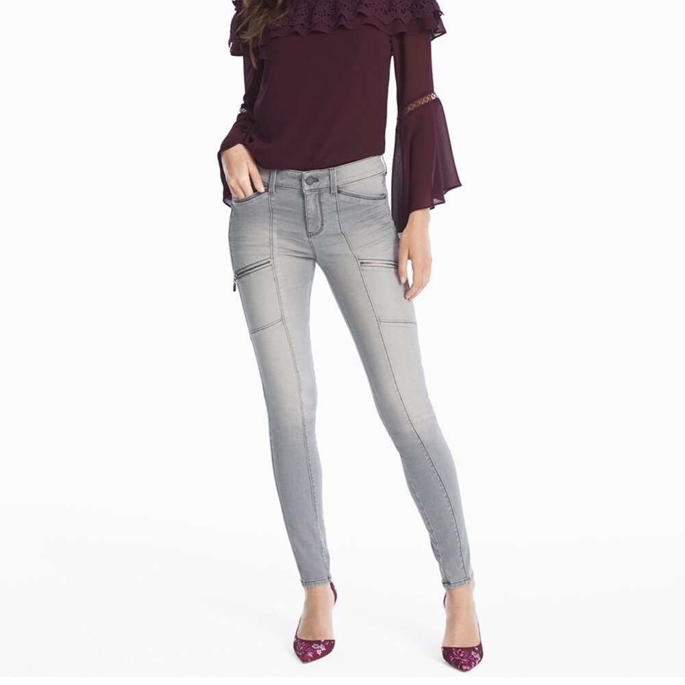 White House Black Market Skinny Jeans with Zippers | Women’s 2